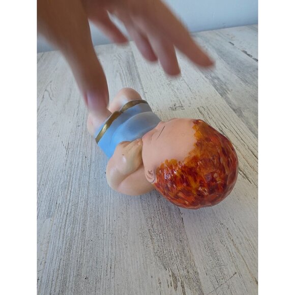 Vintage chalkware? Baby Jesus nativity religious Xmas - Picture 2 of 11